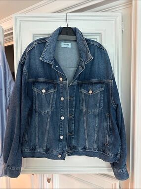 Never worn Agolde Women's Dark Blue Denim Jacket